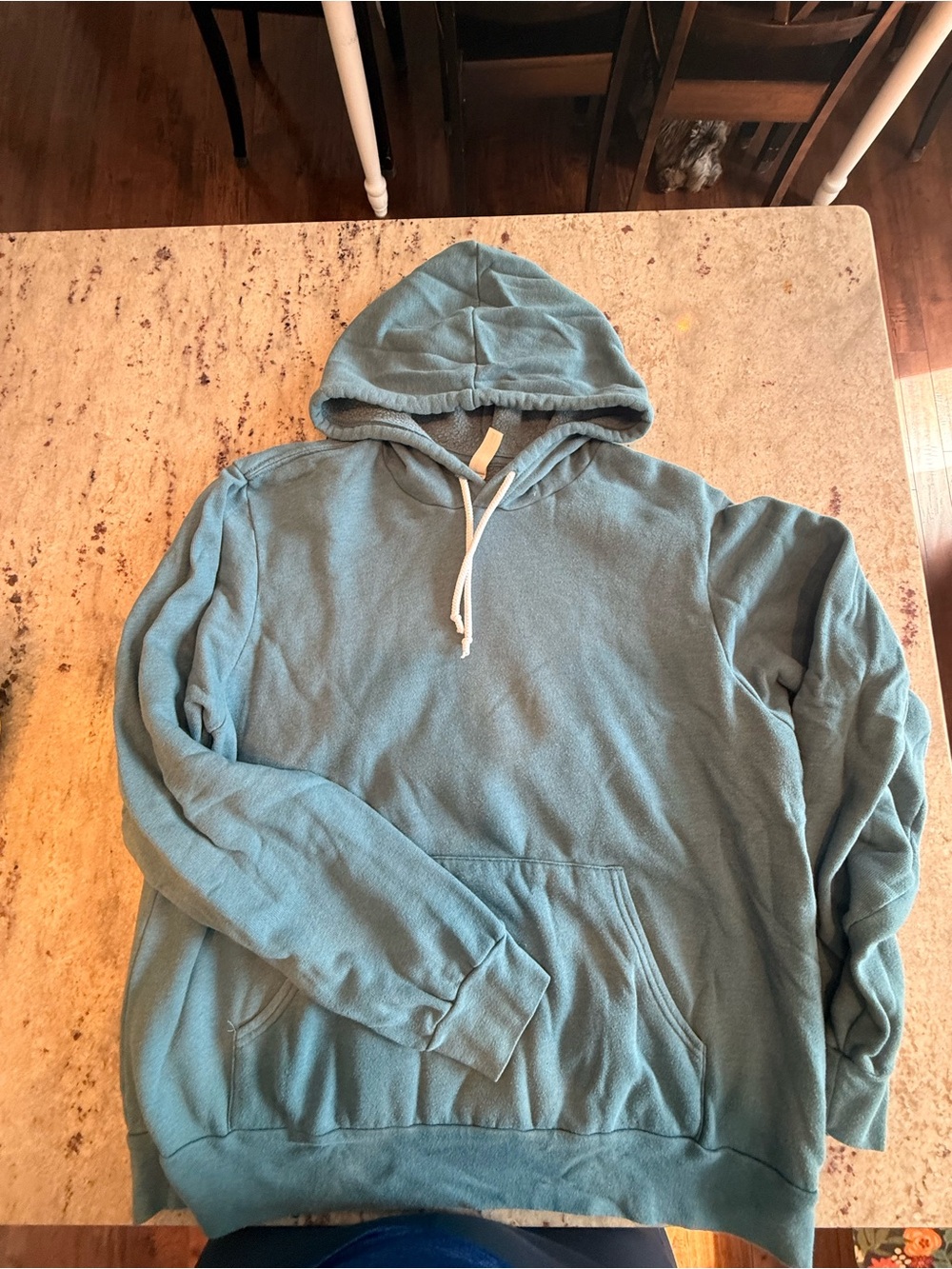 Bella Canvas Light Blue/Green Women's Pullover Hoodie